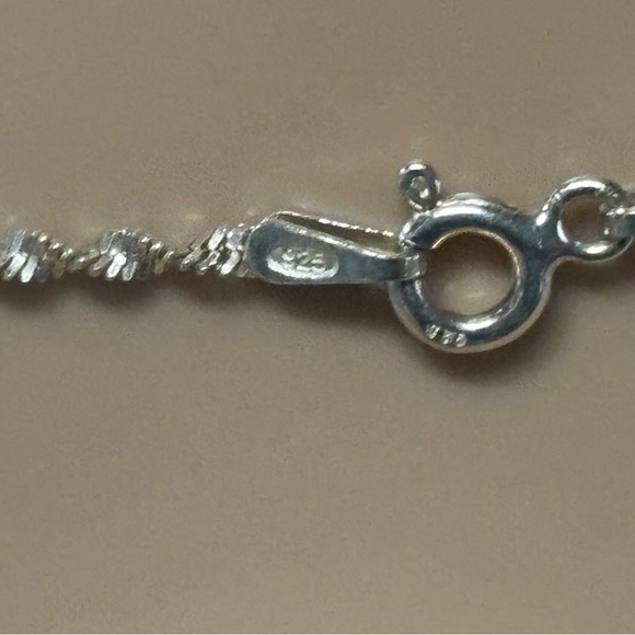 ❤️Rare Italian Hand Wired 925 Moonstone & Silver Necklace - Picture 6 of 8